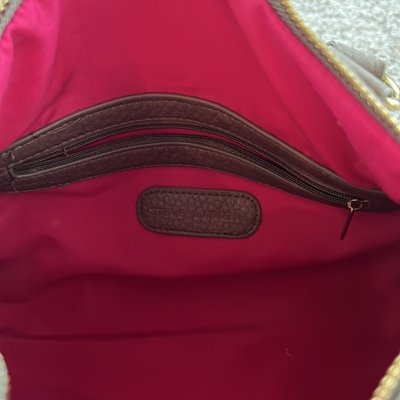 Steve Madden Dark Grey Bowler Style Purse - Picture 8 of 12